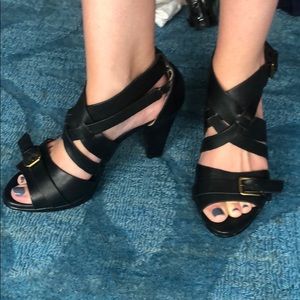 Brand SOFFT Black sandal heels